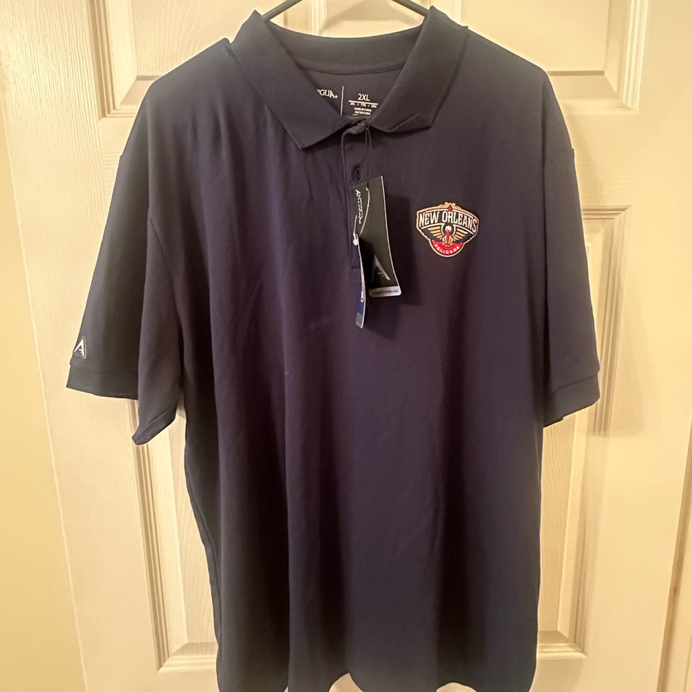 NWT - New Orleans Pelicans Navy Polo Shirt
